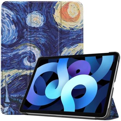 Htdmobiles Nuit Étoilée En Similicuir Étui pour iPad Air 4 2020 - Publicité Htdmobiles Nuit Étoilée En Similicuir Étui pour iPad Air 4 2020 - Publicité