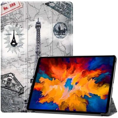 Housse Tour Eiffel pour Lenovo Tab P11 Pro - Résistante aux chocs et rayures - Publicité Housse Tour Eiffel pour Lenovo Tab P11 Pro - Résistante aux chocs et rayures - Publicité