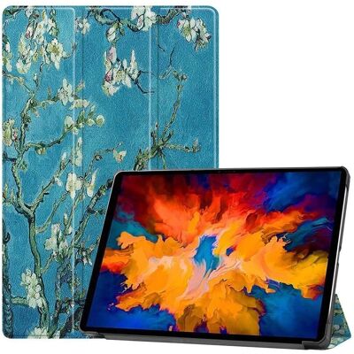Étui en cuir synthétique pour tablette - Lenovo Tab P11 Pro - Fleurs - Protection - Publicité Étui en cuir synthétique pour tablette - Lenovo Tab P11 Pro - Fleurs - Protection - Publicité