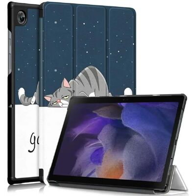 Coque pour Samsung Galaxy Tab A7 Lite - Cuir synthétique, Support à 3 positions, Doublure en microfibre - Étui tablette - Publicité Coque pour Samsung Galaxy Tab A7 Lite - Cuir synthétique, Support à 3 positions, Doublure en microfibre - Étui tablette - Publicité