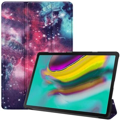Coque en Simili Cuir avec Revetement Interne Rigide pour Samsung Galaxy Tab S5e - 10,5 Pouces - Publicité Coque en Simili Cuir avec Revetement Interne Rigide pour Samsung Galaxy Tab S5e - 10,5 Pouces - Publicité