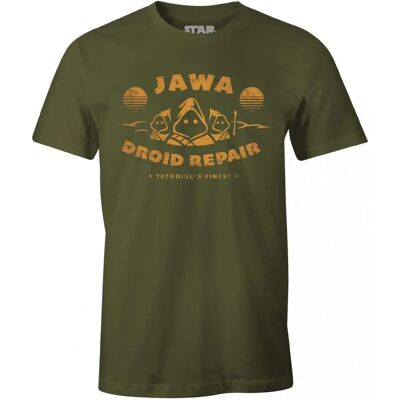Star Wars Jawa Droid Repair Kaki Kurzarm T-Shirt - T-Shirt Star Wars Jawa Droid Repair Kaki Kurzarm T-Shirt - T-Shirt