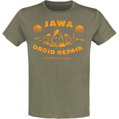 Star Wars Jawa Droid Repair Kaki Kurzarm T-Shirt - T-Shirt Star Wars Jawa Droid Repair Kaki Kurzarm T-Shirt - T-Shirt