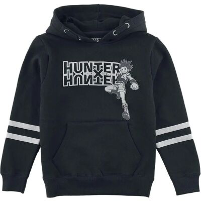 Hunter x Hunter Unisex barnehoodie - Størrelser 116-164 - Svart Hunter x Hunter Unisex barnehoodie - Størrelser 116-164 - Svart
