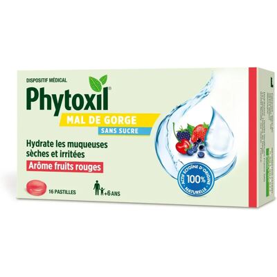 Sanofi Phytoxil Gorge Irritée Fruits Rouges 16 Pastilles - Confort Respiratoire - Publicité Sanofi Phytoxil Gorge Irritée Fruits Rouges 16 Pastilles - Confort Respiratoire - Publicité