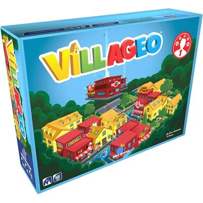 Jeu de société Villageo - Urbanisme pour enfants - Publicité Jeu de société Villageo - Urbanisme pour enfants - Publicité