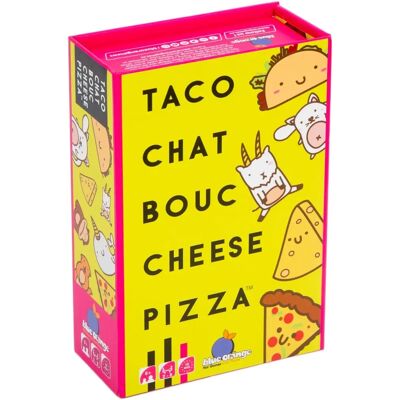Blue Orange Taco Chat Bouc Fromage Pizza - Jeu de société - Publicité Blue Orange Taco Chat Bouc Fromage Pizza - Jeu de société - Publicité