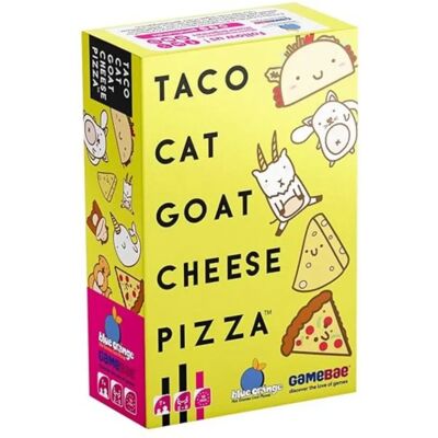 Blue Orange Taco Cat Goat Cheese Pizza - Jeu de cartes - Publicité Blue Orange Taco Cat Goat Cheese Pizza - Jeu de cartes - Publicité