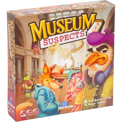 Ghenos Games Museum Suspects - Jeu de Société pour 2-4 Joueurs, dès 8 ans Ghenos Games Museum Suspects - Jeu de Société pour 2-4 Joueurs, dès 8 ans