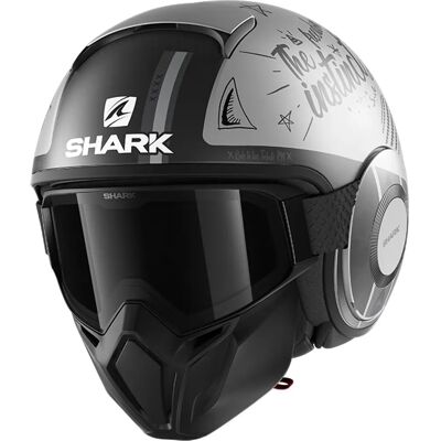 Szary kask Shark - Tribute RM - EPS o wielkiej gęstości Szary kask Shark - Tribute RM - EPS o wielkiej gęstości