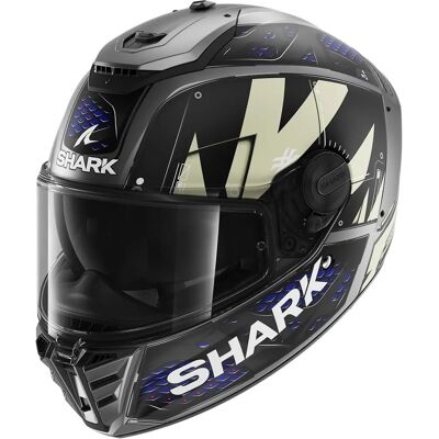 Casco moto Shark Spartan RS Grigio scuro/Blue Casco moto Shark Spartan RS Grigio scuro/Blue