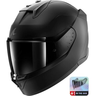 Shark D-Skwal 3 Dark Shadow Helmet - Full Face Shark D-Skwal 3 Dark Shadow Helmet - Full Face
