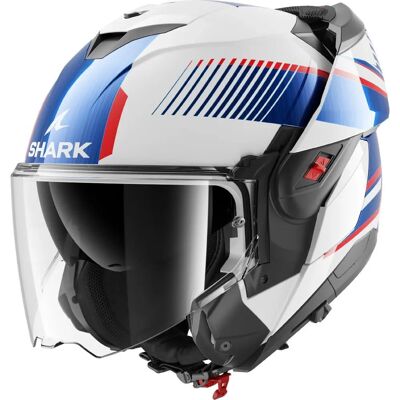 SHARK OXO - Sikter bianco/cromo/blu SHARK OXO - Sikter bianco/cromo/blu