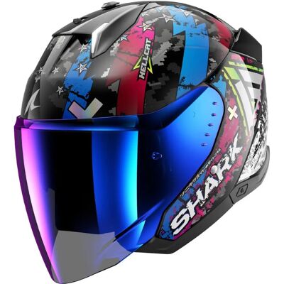 Casco Shark - Jet i3 Hellcat con Visiera Colorata - Casco Casco Shark - Jet i3 Hellcat con Visiera Colorata - Casco