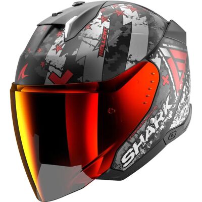 Shark i3 Jet Hellcat Motorcycle Helmet - LED, Aerodynamic, High-Impact Shark i3 Jet Hellcat Motorcycle Helmet - LED, Aerodynamic, High-Impact