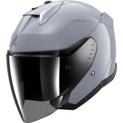 Casque jet Shark Skwal i3 Ombre Sombre Argent - Casque Casque jet Shark Skwal i3 Ombre Sombre Argent - Casque