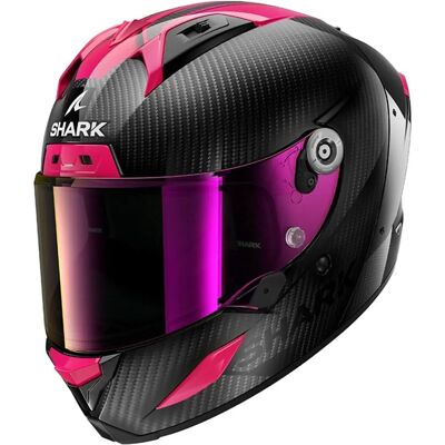 Shark Aeron Carbon Skin Violett Blau - Motorradhelm Shark Aeron Carbon Skin Violett Blau - Motorradhelm