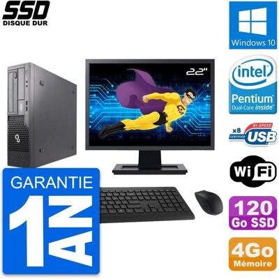 Fujitsu Siemens E500 - Intel G630 - 4 Go RAM - SSD 120 Go - PC de bureau - Publicité Fujitsu Siemens E500 - Intel G630 - 4 Go RAM - SSD 120 Go - PC de bureau - Publicité