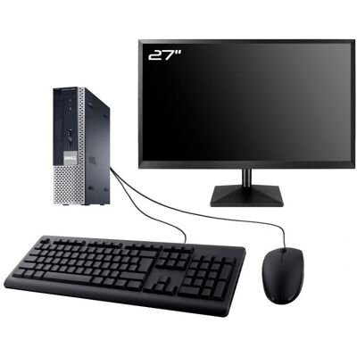 Dell - Optiplex 9020 USFF - écran 27 pouces - Publicité Dell - Optiplex 9020 USFF - écran 27 pouces - Publicité