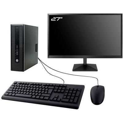 HP - ProDesk 600 G2 SFF - i7-6700 - 27in - PC de bureau - Publicité HP - ProDesk 600 G2 SFF - i7-6700 - 27in - PC de bureau - Publicité