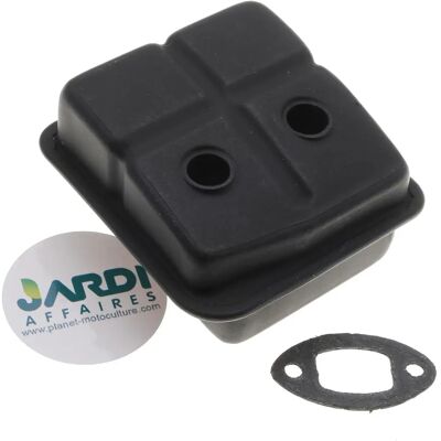 Jardiaffaires Pot d'échappement taille haies - Compatible Stihl HS81, HS86 - Remplace 4237 140 0600 - Publicité Jardiaffaires Pot d'échappement taille haies - Compatible Stihl HS81, HS86 - Remplace 4237 140 0600 - Publicité