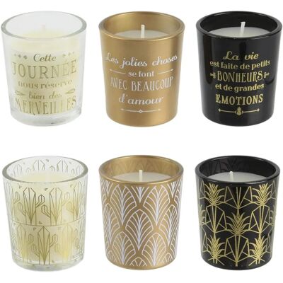 The Candle Factory BO5134 Bougies Parfumées à la Vanille - Home Deco Art - Publicité The Candle Factory BO5134 Bougies Parfumées à la Vanille - Home Deco Art - Publicité
