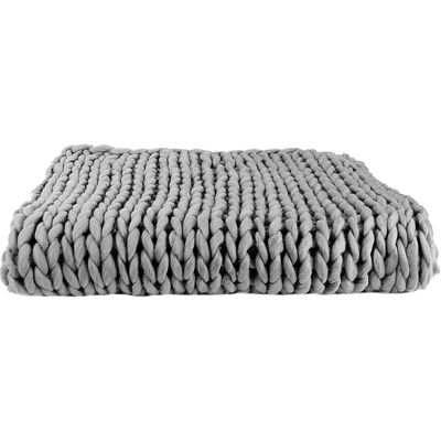 The Home Deco Factory Grey Chunky Blanket - Blanket The Home Deco Factory Grey Chunky Blanket - Blanket
