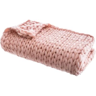 The Home Deco Factory Chunky - Pink - Couverture - Publicité The Home Deco Factory Chunky - Pink - Couverture - Publicité