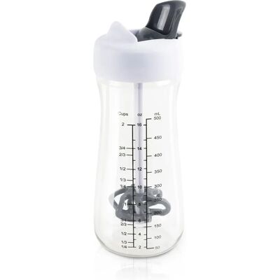 Cook Concept KU6456 - Bouteille mélangeur 500 ml avec bec rétractable Cook Concept KU6456 - Bouteille mélangeur 500 ml avec bec rétractable