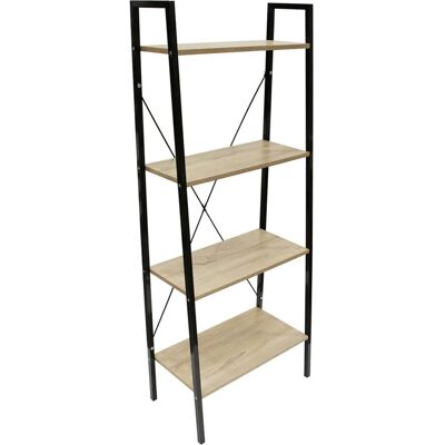 Étagère Métal et Bois Home Deco Factory 60x32cm - Publicité Étagère Métal et Bois Home Deco Factory 60x32cm - Publicité