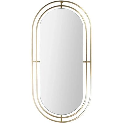 Specchio Art Déco dorato - 90cm Specchio Art Déco dorato - 90cm