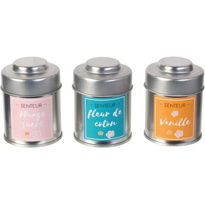 THE CANDLE FACTORY - Ensemble de 3 bougies sucrées - Vanille, Coton, Nuage - 10h - Publicité THE CANDLE FACTORY - Ensemble de 3 bougies sucrées - Vanille, Coton, Nuage - 10h - Publicité