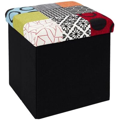 CMP Iberica Pouf Pliant Patchwork - Siège Coloré Polyvalent CMP Iberica Pouf Pliant Patchwork - Siège Coloré Polyvalent
