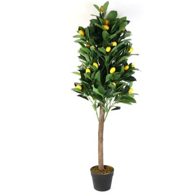 Arbre de citron artificiel Home Deco Factory - 120 cm - Finition réaliste - Publicité Arbre de citron artificiel Home Deco Factory - 120 cm - Finition réaliste - Publicité