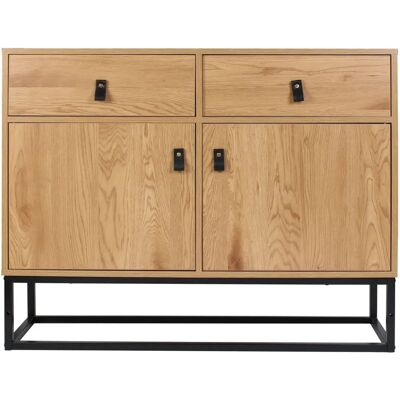 Home Deco Factory HD6627 - Buffet en bois avec base en métal Home Deco Factory HD6627 - Buffet en bois avec base en métal