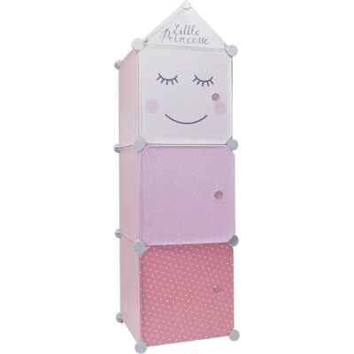 Home Deco Kids Rangement Modulaire 3 Cubes Rose - Mobilier Enfant - Publicité Home Deco Kids Rangement Modulaire 3 Cubes Rose - Mobilier Enfant - Publicité
