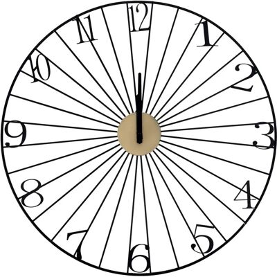 Orologio a Parete The Home Deco Factory - Mappa del Mondo - Nero Orologio a Parete The Home Deco Factory - Mappa del Mondo - Nero