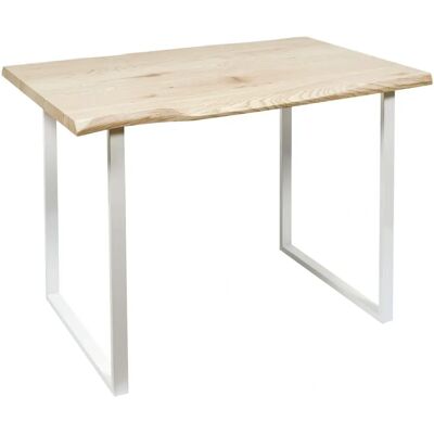 Table à manger rectangulaire en MDF blanc - Table à manger - Publicité Table à manger rectangulaire en MDF blanc - Table à manger - Publicité