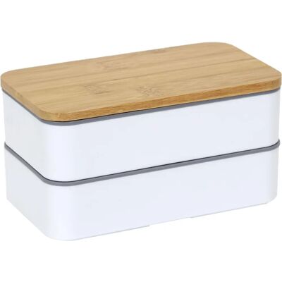 Cook Concept Bamboo Lid Lunch Box - 2 Levels - Food Storage Cook Concept Bamboo Lid Lunch Box - 2 Levels - Food Storage