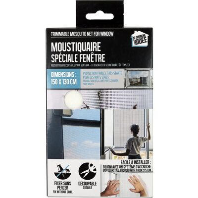 Écran moustiquaire CMP Paris - 150x130 Résistant UV Blanc Écran moustiquaire CMP Paris - 150x130 Résistant UV Blanc