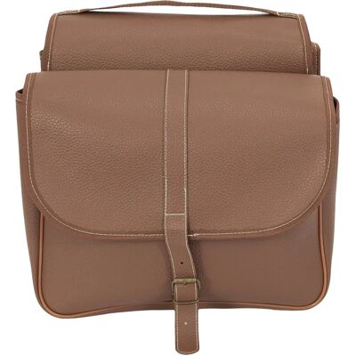 Northix Borsa bici doppia in similpelle - 22L Northix Borsa bici doppia in similpelle - 22L