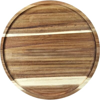 The Home Deco Factory Sottopiatto in legno di acacia 32cm - Posate The Home Deco Factory Sottopiatto in legno di acacia 32cm - Posate
