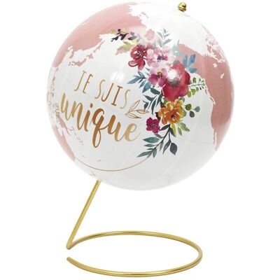 Home Deco Factory 29cm Rosa και Weiß Dekorative Weltkarte - Dekorationsartikel Home Deco Factory 29cm Rosa και Weiß Dekorative Weltkarte - Dekorationsartikel