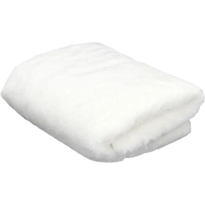 CMP IBERICA Coperta in Pelliccia Sintetica 120x150cm Bianca - Coperta CMP IBERICA Coperta in Pelliccia Sintetica 120x150cm Bianca - Coperta