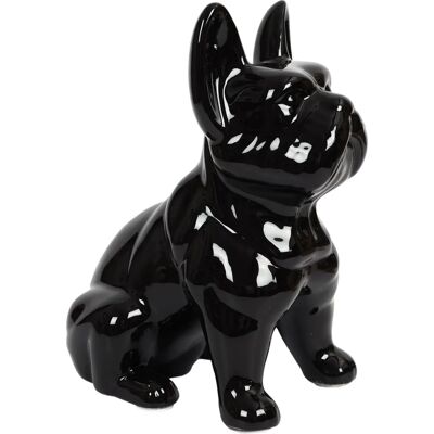 The Home Deco Factory - Bouledogue en céramique assis 30 cm noir - Publicité The Home Deco Factory - Bouledogue en céramique assis 30 cm noir - Publicité