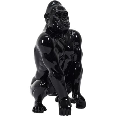 Home Deco Factory Gorilla - 24cm Noir Décor Home Deco Factory Gorilla - 24cm Noir Décor