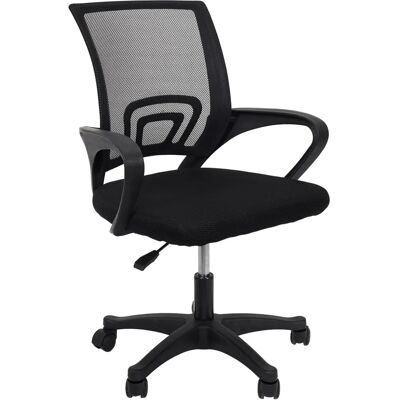 Chaise de bureau noire Home Deco Factory - Mobilier de bureau - Publicité Chaise de bureau noire Home Deco Factory - Mobilier de bureau - Publicité