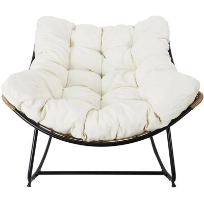 The Home Deco Factory - Tulum - Marron - Chaise de jardin - Publicité The Home Deco Factory - Tulum - Marron - Chaise de jardin - Publicité