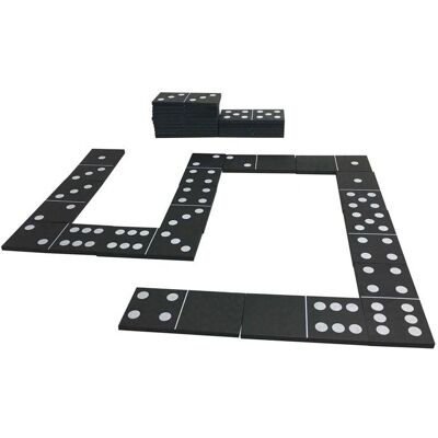 Mister Gadget - Giant Dominoes - Noir Blanc - EVA plastique - Publicité Mister Gadget - Giant Dominoes - Noir Blanc - EVA plastique - Publicité