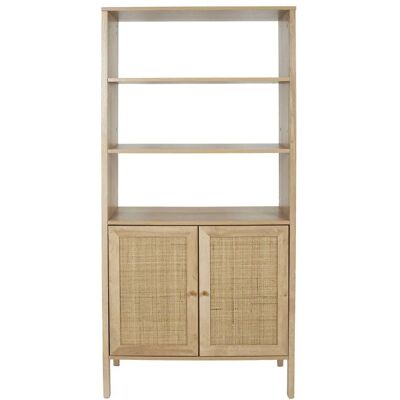Home Déco Factory Buffet Rotin & Bois - Naturel Clair - Buffet - Publicité Home Déco Factory Buffet Rotin & Bois - Naturel Clair - Buffet - Publicité